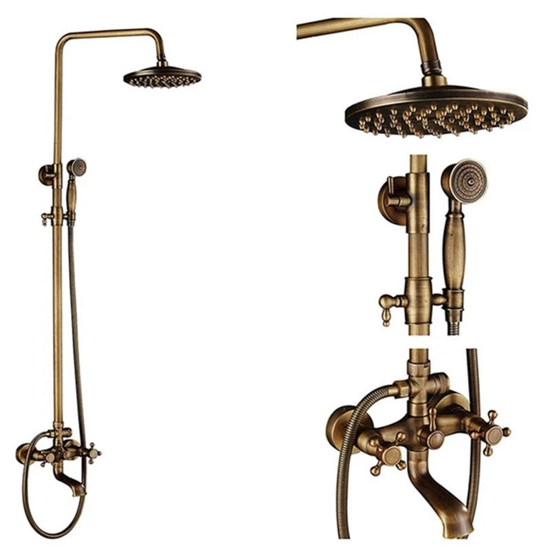 Rain shower Brass Shower tap – Thermostatic with hand shower