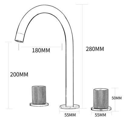 Ardelle Sink Faucet - Modern Mixer Tap Sleek Design | Ymonde