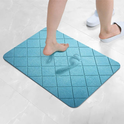 WaveSoft Bath Mat - Waves Pattern Anti-slip 50x80 CM | Ymonde