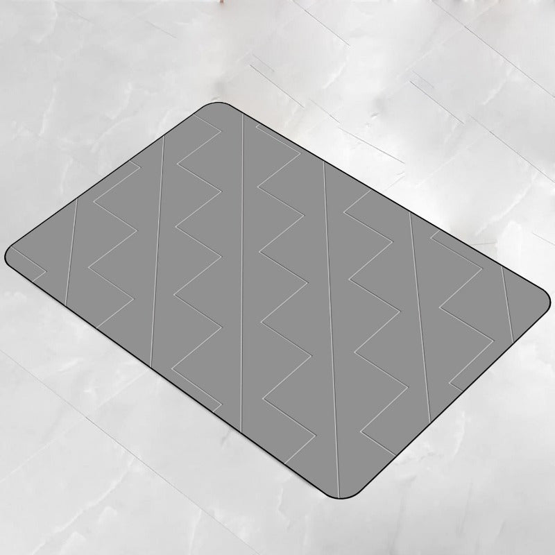 WaveSoft Bath Mat - Waves Pattern Anti-slip 50x80 CM | Ymonde