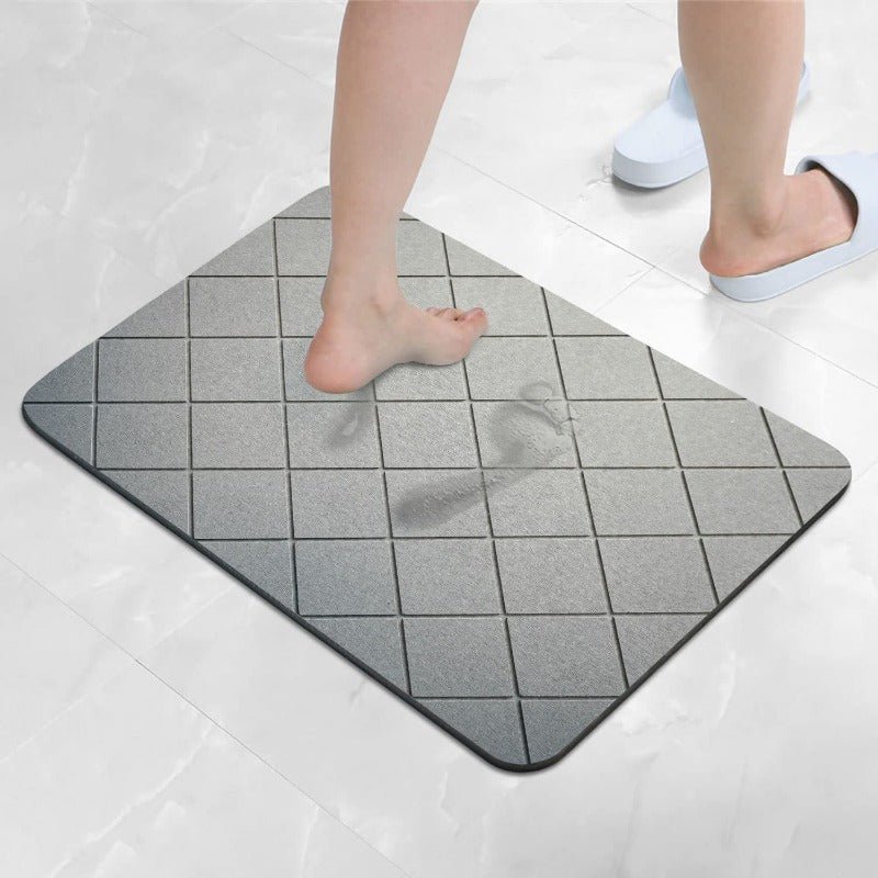 WaveSoft Bath Mat - Waves Pattern Anti-slip 50x80 CM | Ymonde